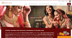 Desktop Screenshot of manekratna.com